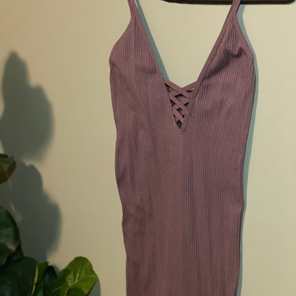 Ribbed midi dress - Picture 7 of 7